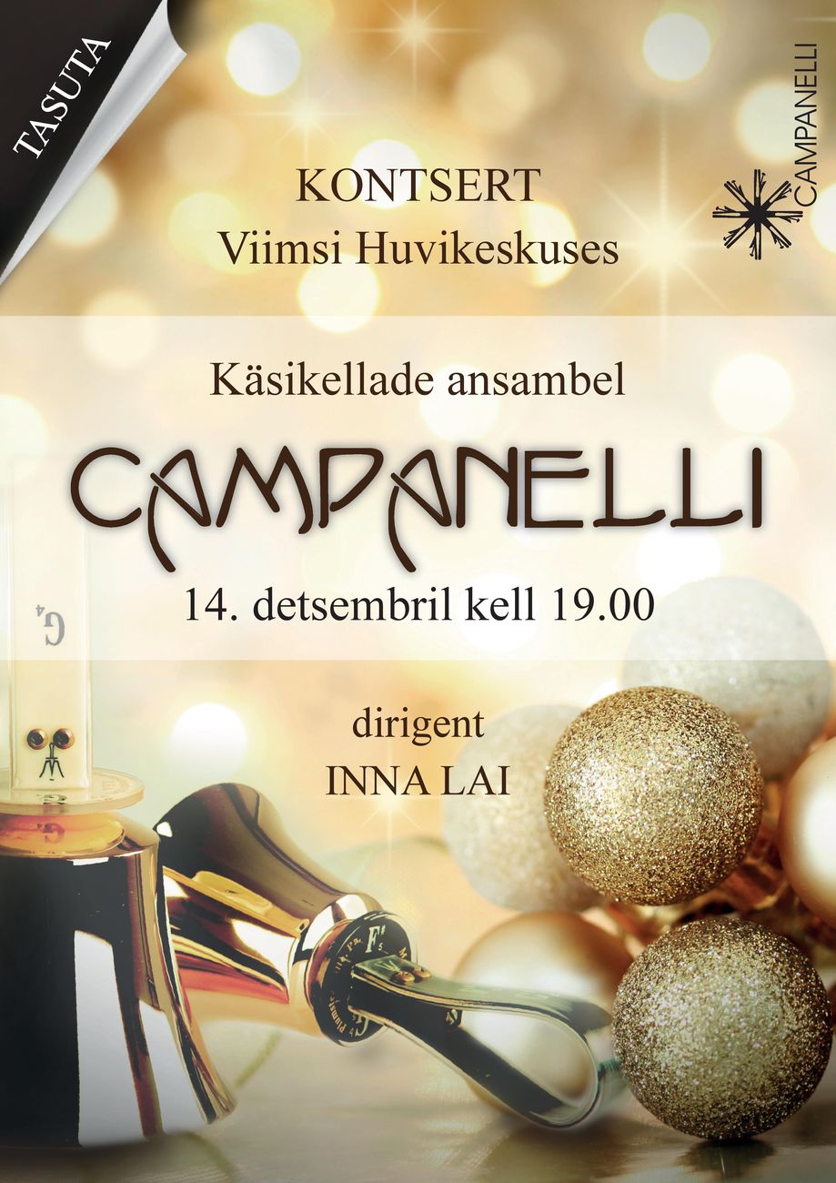 Käsikellade ansambel Campanelli jõulukontsert Käsikellade ansambel Campanelli jõulukontsert