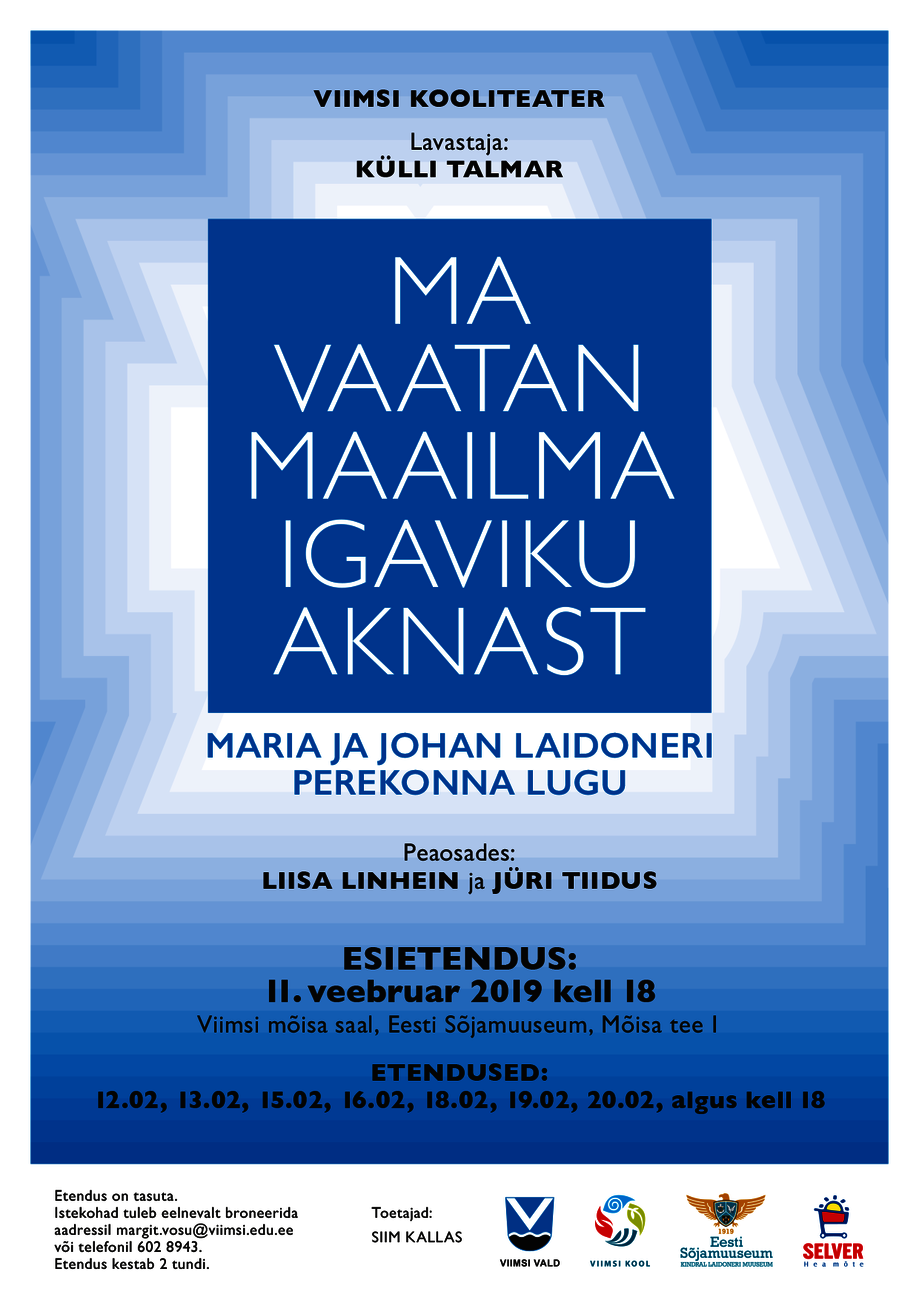 Ma vaatan maailma igaviku aknast Ma vaatan maailma igaviku aknast