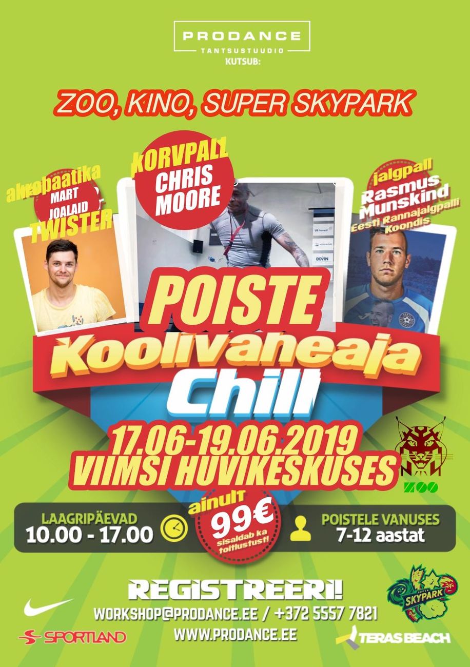 Poiste koolivaheaja CHILL Poiste koolivaheaja CHILL