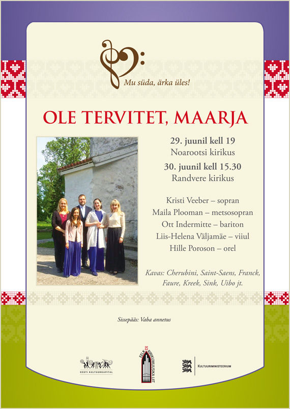 Kirikukontsert - Ole tervitet, Maarja Kirikukontsert - Ole tervitet, Maarja