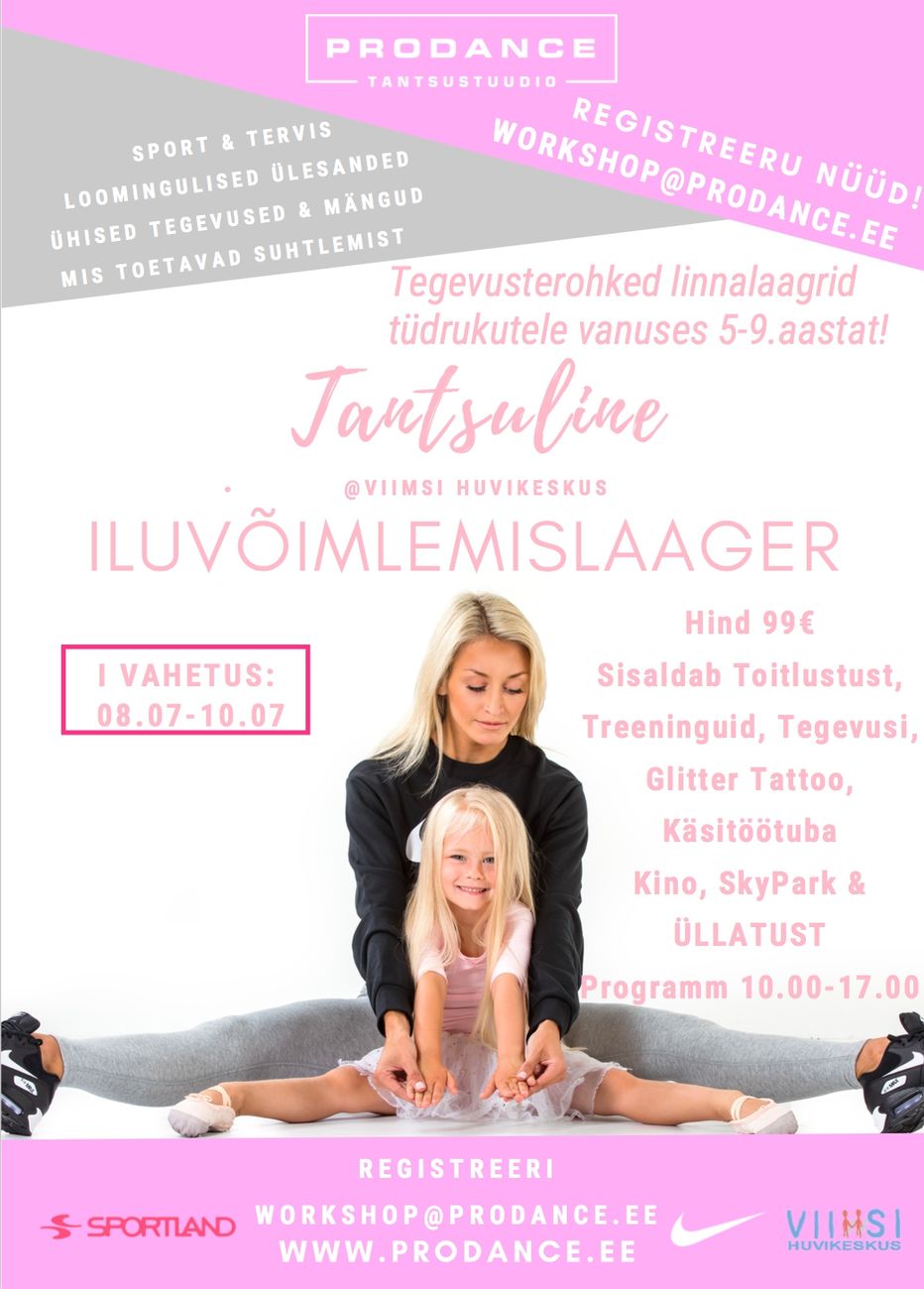 Tantsuline iluvõimlemislaager Tantsuline iluvõimlemislaager