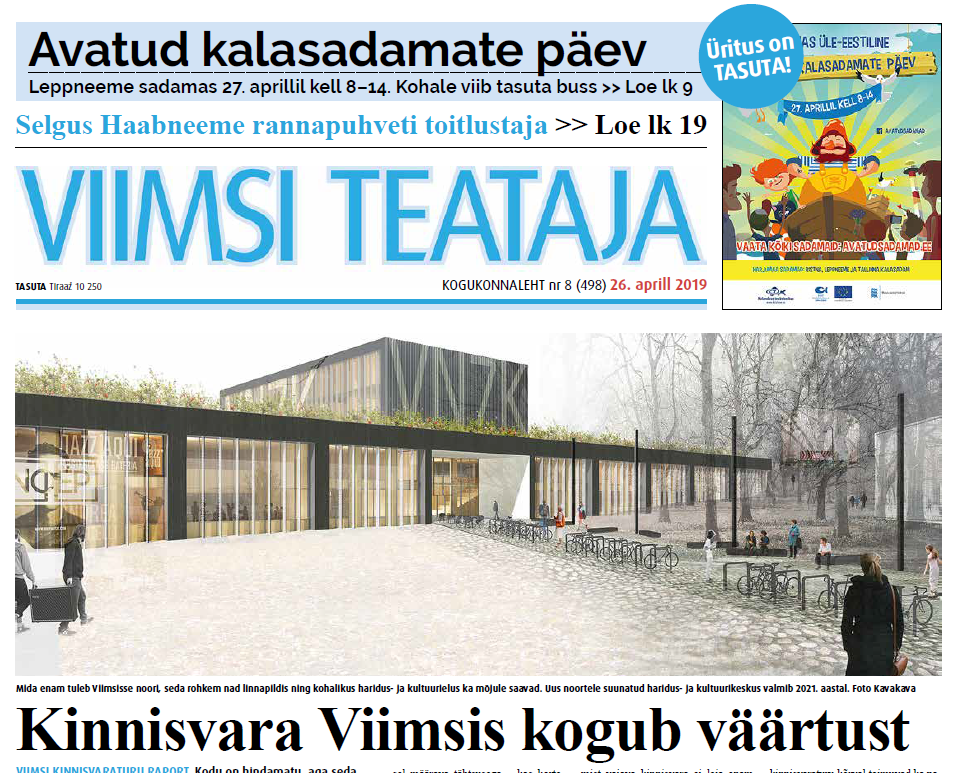 Lae Viimsi teataja värske number alla (PDF) ja loe!