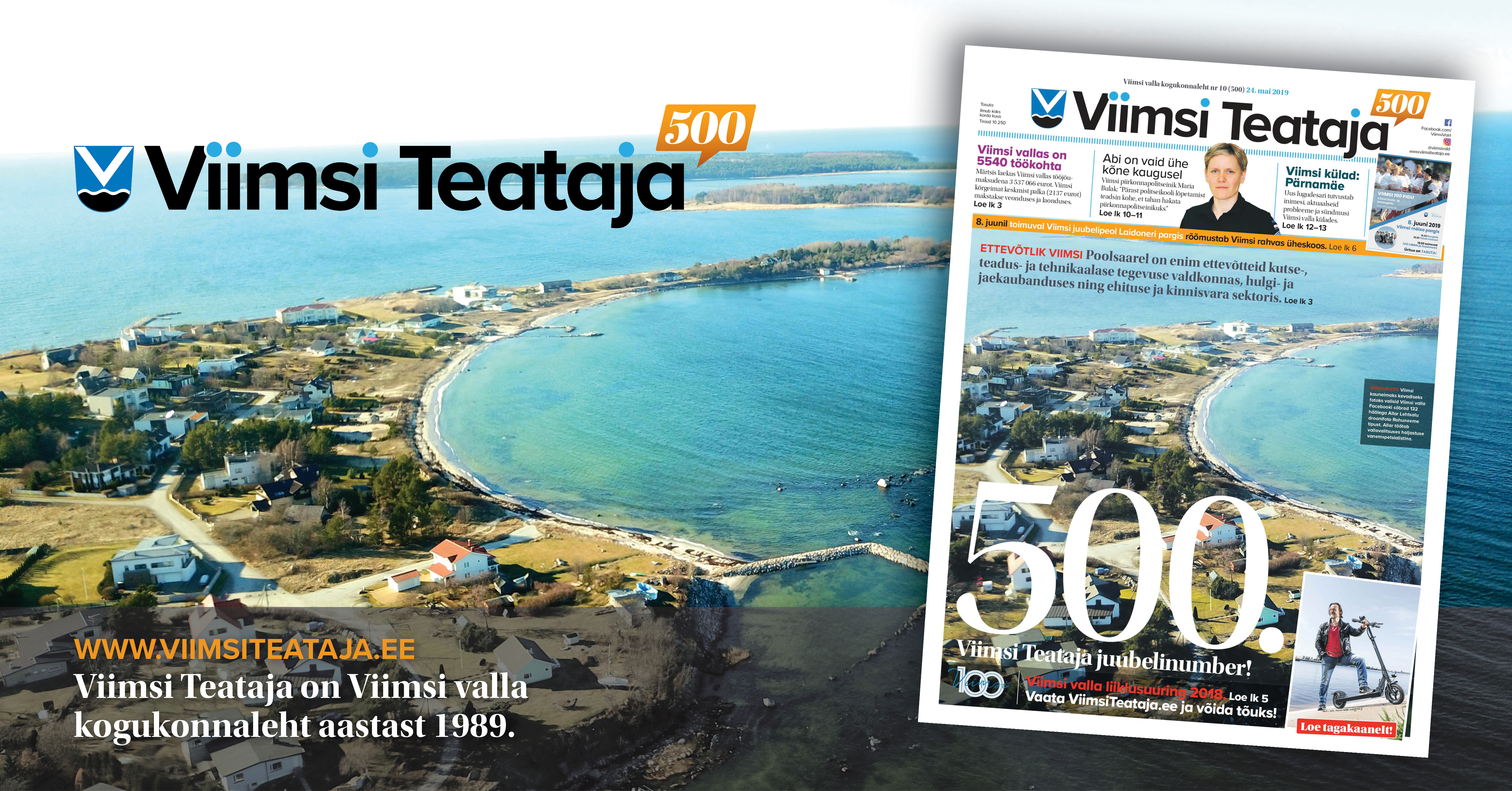 Viimsi Teataja 500. number.
