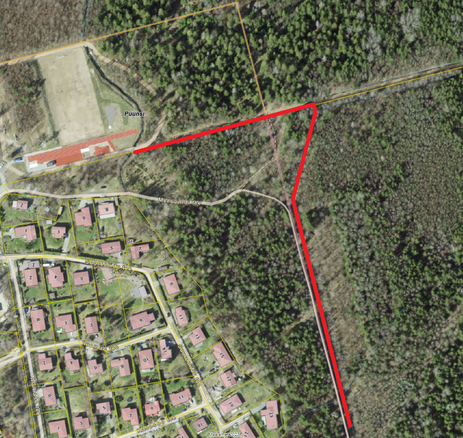 Planeeritavate tööde ala