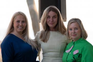 Annika Vaikla, Moonika Oras, Marju Aolaid Viimsi vallavalitsusest